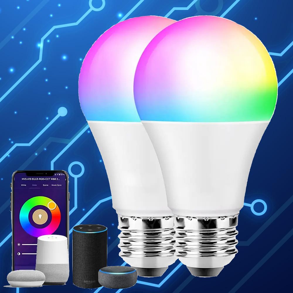 Ampolleta Inteligente RGB de 10W con Conectividad Wifi